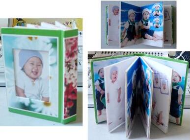 包裝盒做成diy寶寶成長相冊制作教程圖片