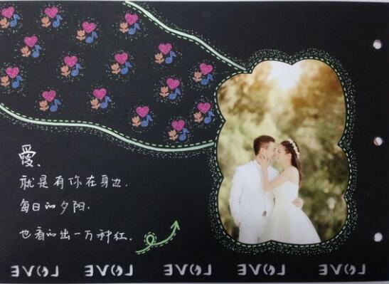 手工diy婚紗相冊設(shè)計(jì)圖片