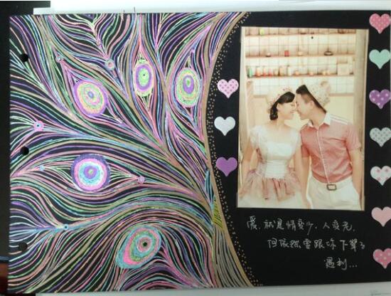 手工diy婚紗相冊設(shè)計(jì)圖片