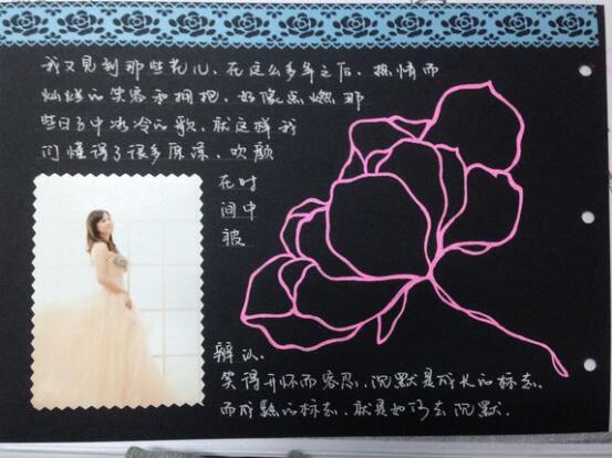 手工diy婚紗相冊設(shè)計(jì)圖片